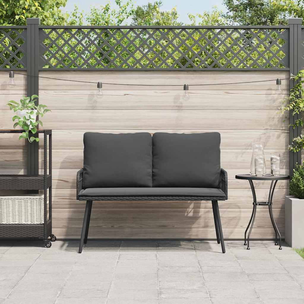 Garden With Cushion Grey 114 X 64 X 78Cm Metal
