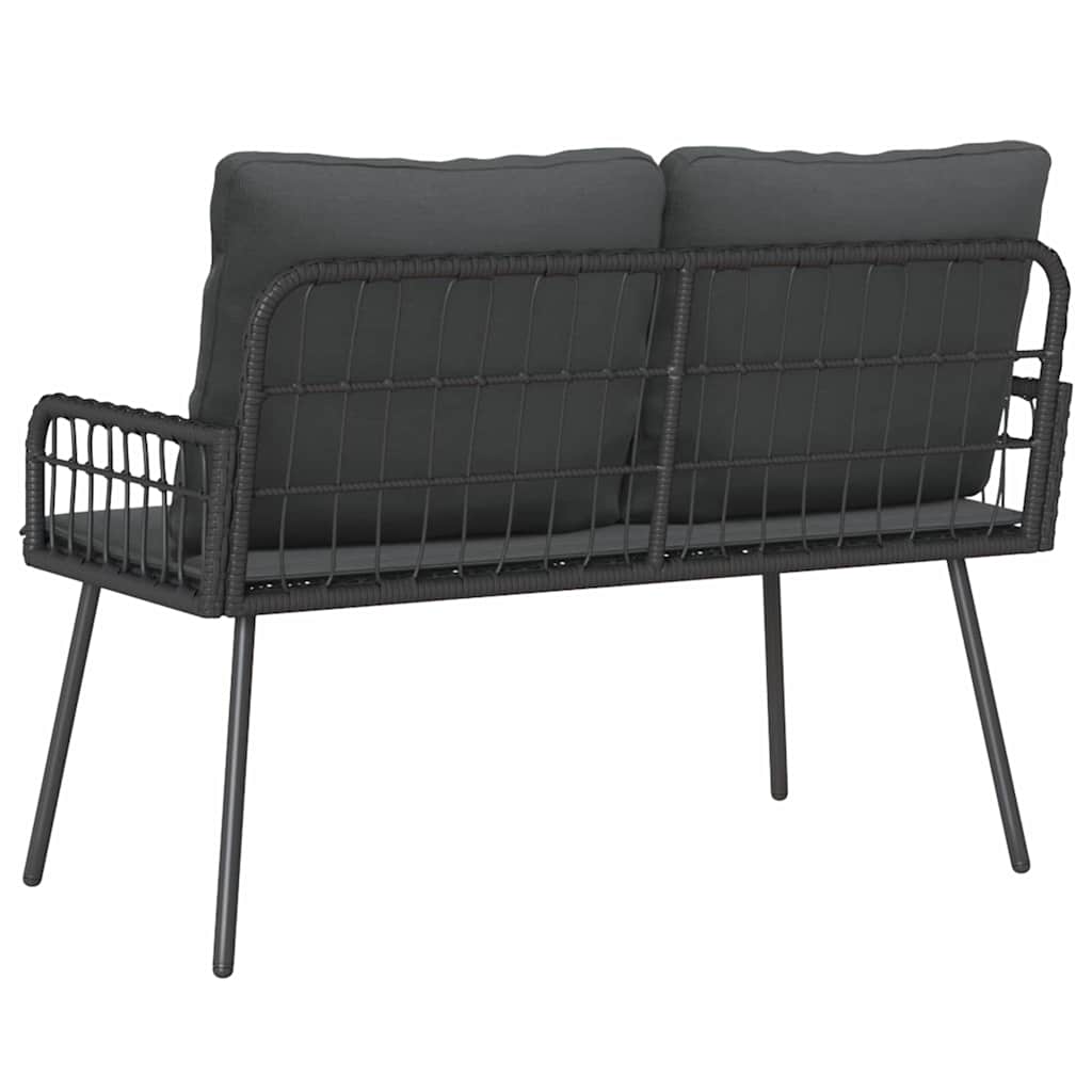 Garden With Cushion Grey 114 X 64 X 78Cm Metal