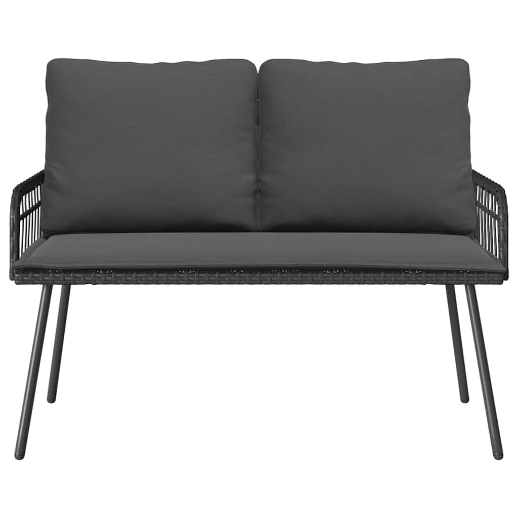 Garden With Cushion Grey 114 X 64 X 78Cm Metal