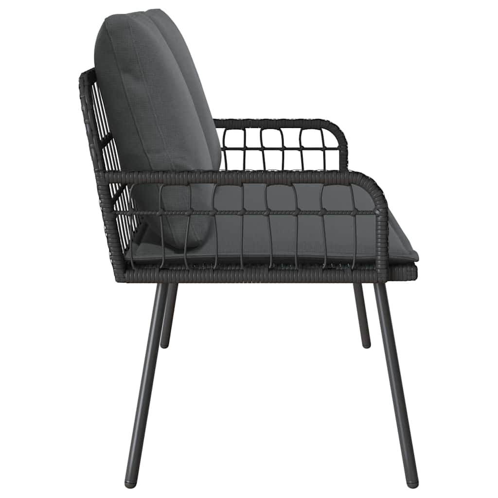 Garden With Cushion Grey 114 X 64 X 78Cm Metal
