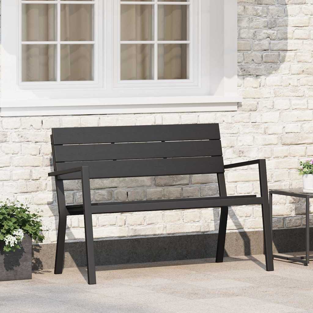 Garden Bench Anthracite 118 X 54 X 77Cm Steel