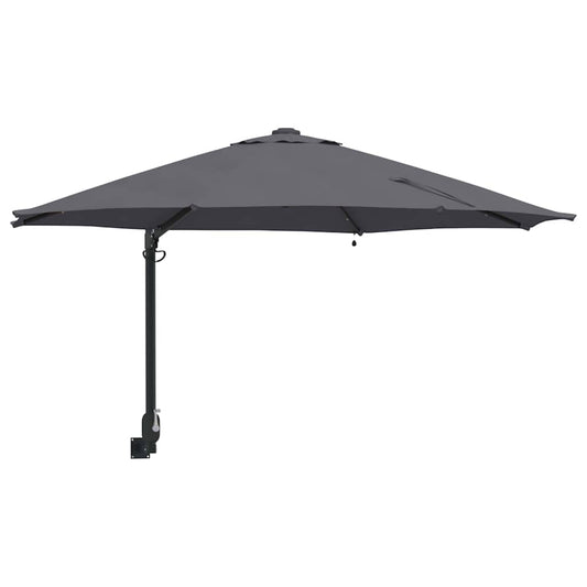 Garden Parasol Manual And Black 248 X 248 X 148 Cm