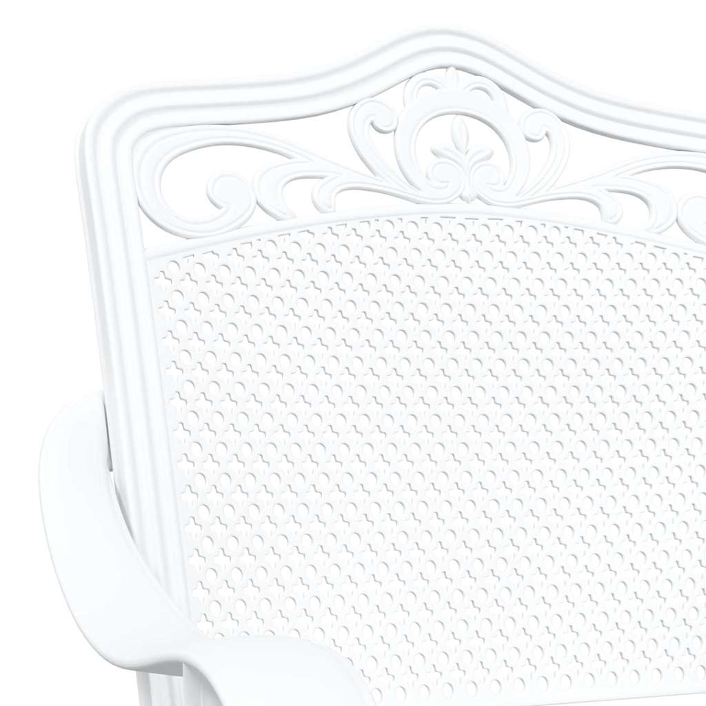 Garden Chair 2 Pcs 55 X 56.5 X 91Cm Aluminium