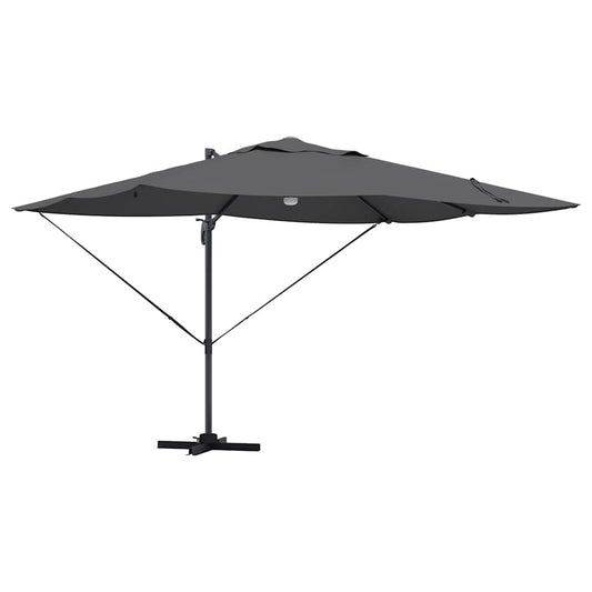 Cantilever Roma Parasol And Black 352 X 251 X 265 Cm