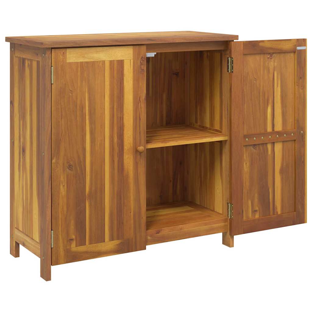 Garden Cabinet Other Brown Solid Acacia Wood