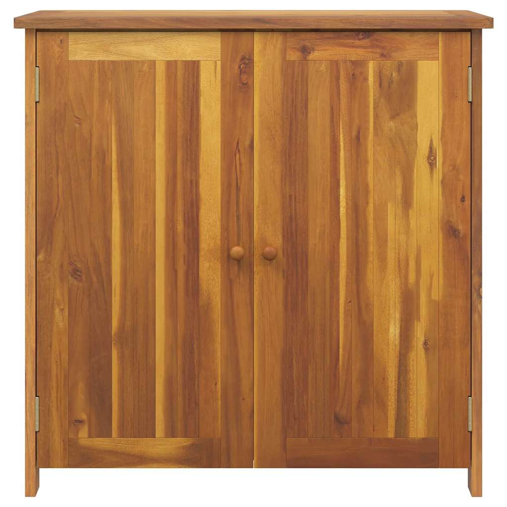 Garden Cabinet Other Brown Solid Acacia Wood