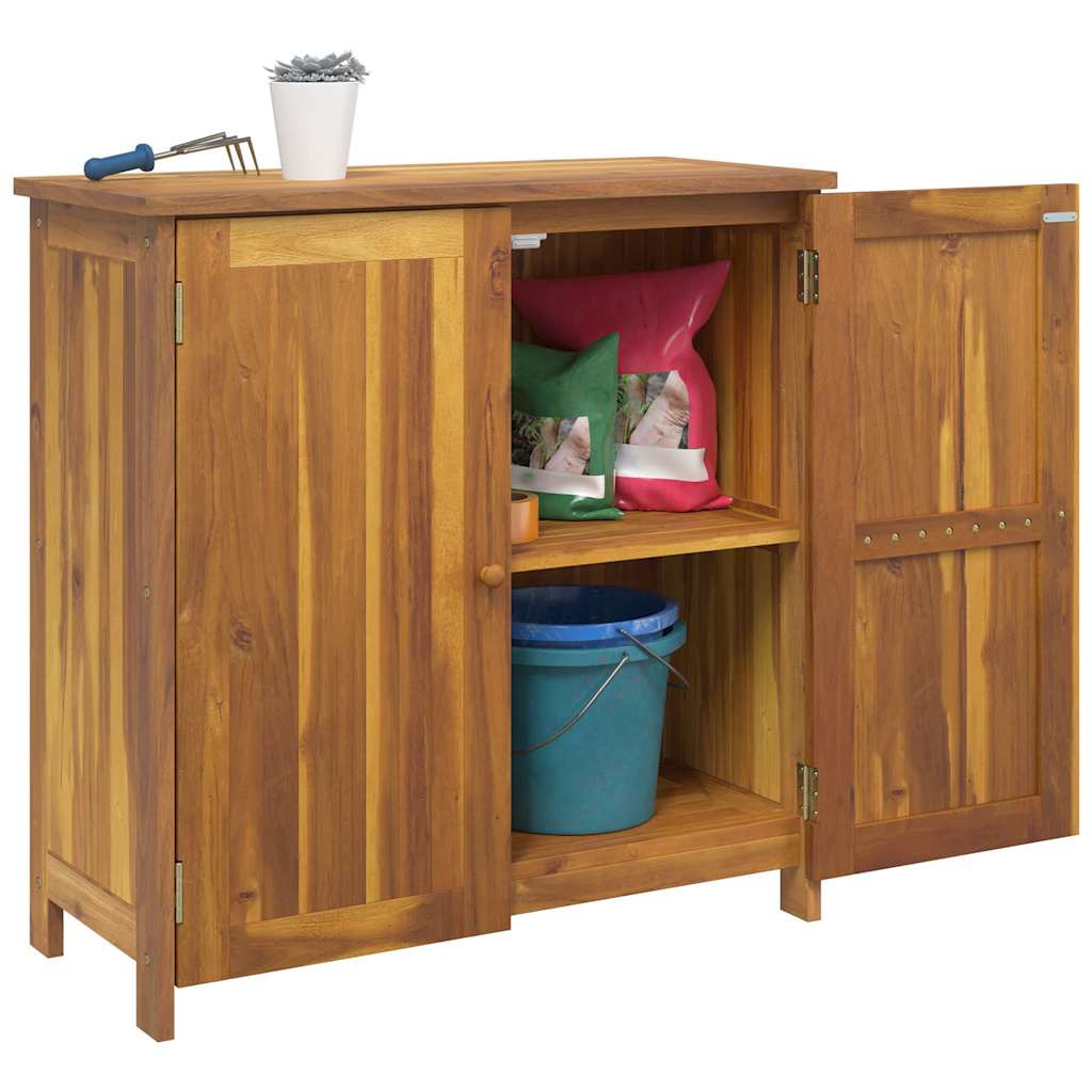 Garden Cabinet Other Brown Solid Acacia Wood