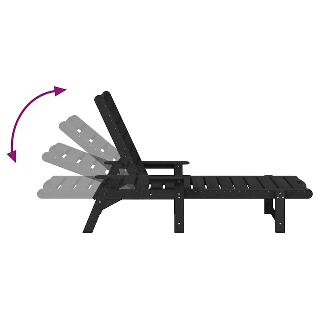 Sun Lounger 73.5 X 92 X 90Cm Plastic