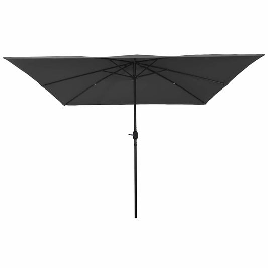 Garden Parasol And Black 295 X 295 X 245 Cm