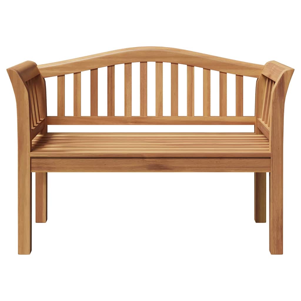 Garden Bench Brown 120 X 53.5 X 85 Cm Solid Teak Wood