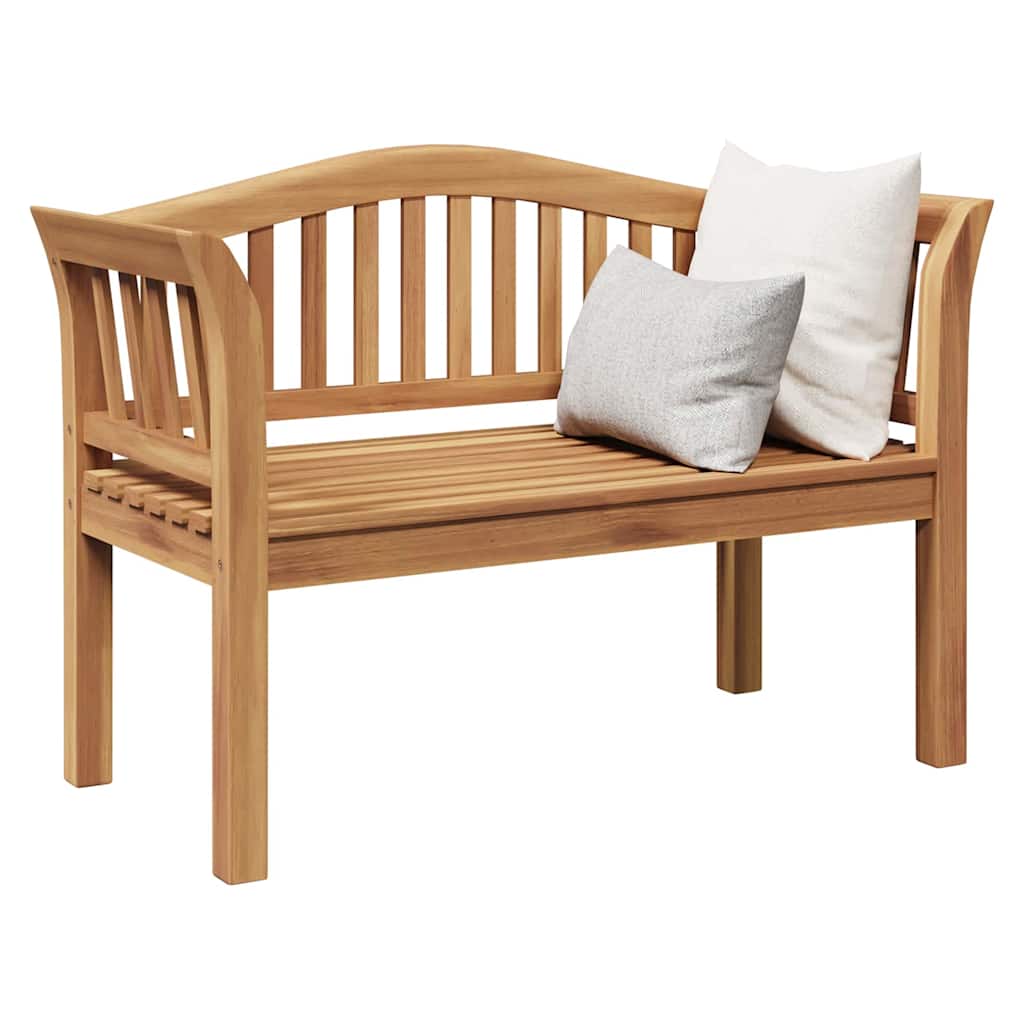 Garden Bench Brown 120 X 53.5 X 85 Cm Solid Teak Wood
