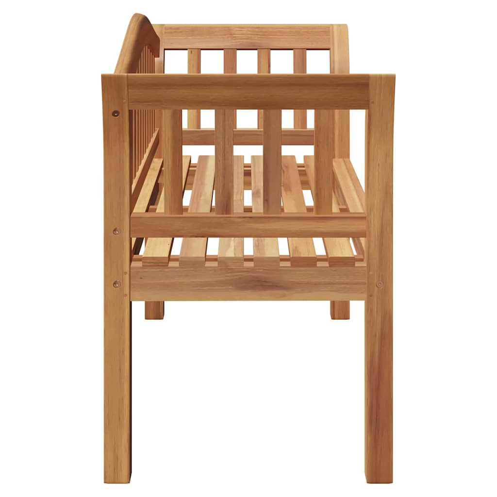 Garden Bench Brown 120 X 53.5 X 85 Cm Solid Teak Wood