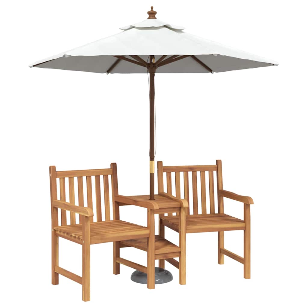 Outdoor Chairs Brown 152 X 63 X 89 Cm Solid Teak Wood