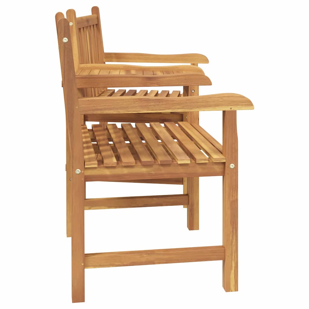 Outdoor Chairs Brown 152 X 63 X 89 Cm Solid Teak Wood