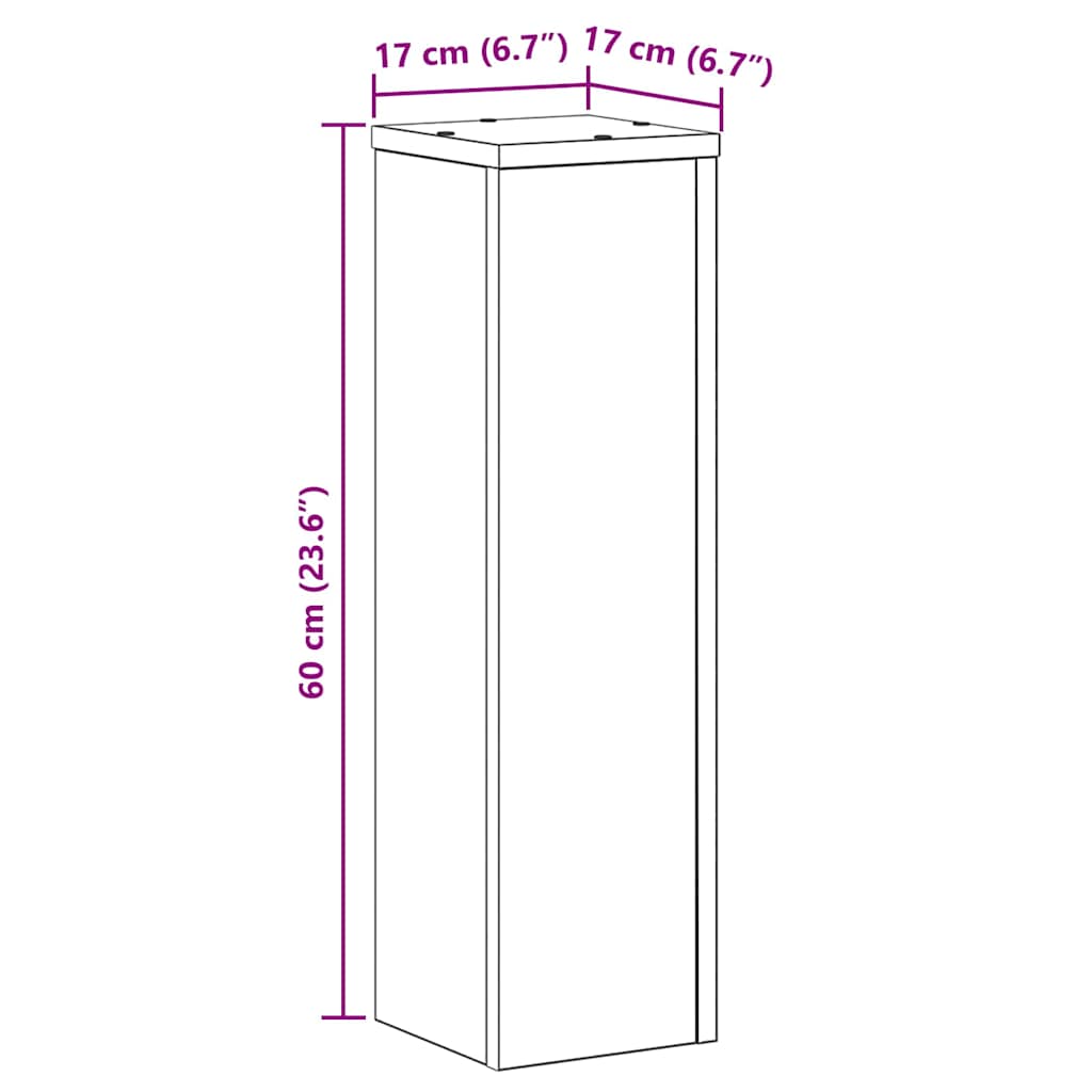 Plant Stand 2 Pcs Engineered Wood