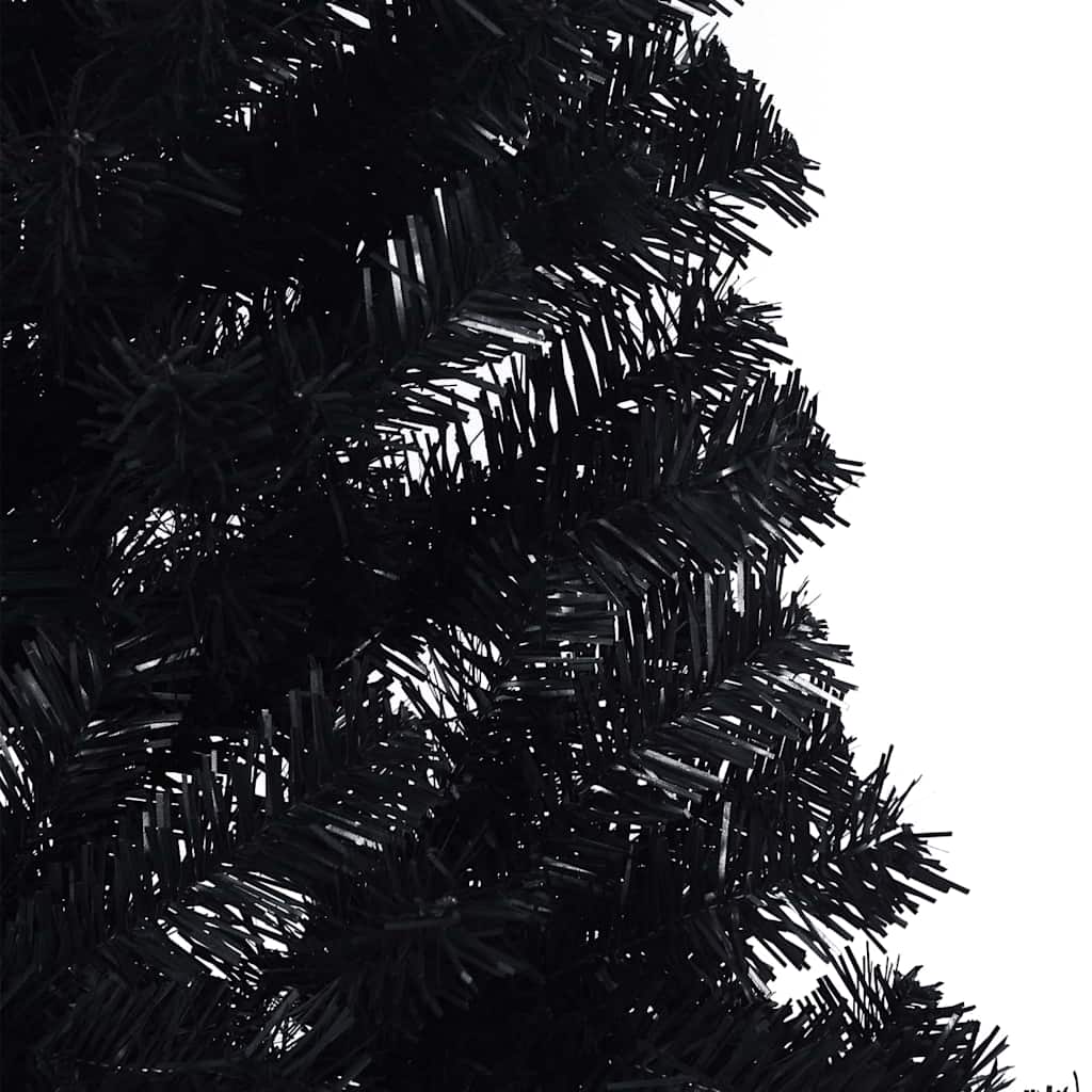 Christmas Tree With Decorative String Lights