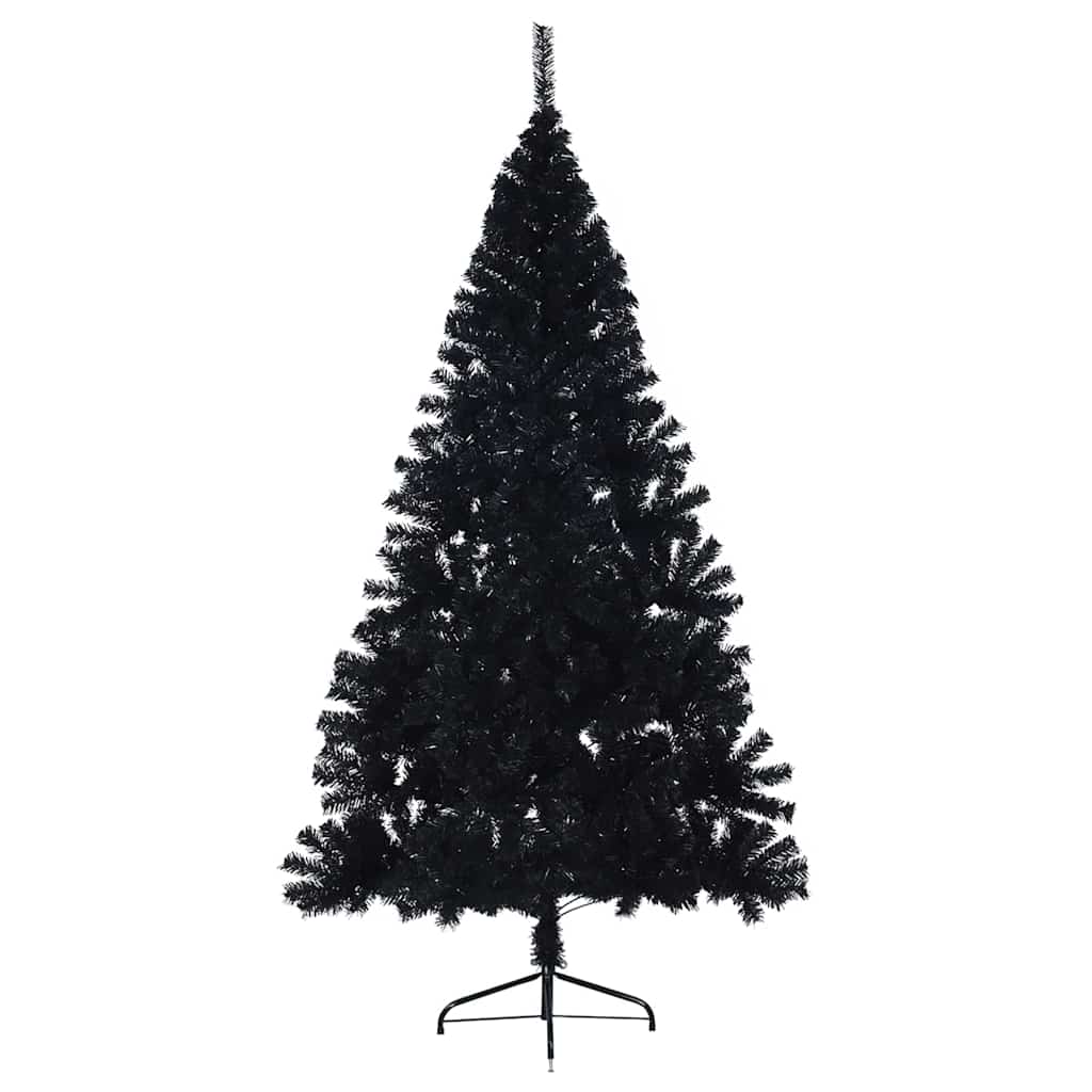 Christmas Tree With Decorative String Lights