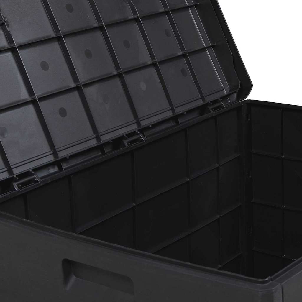Garden Storage Box Anthracite 77.5 X 54.5 X 53 Cm Plastic