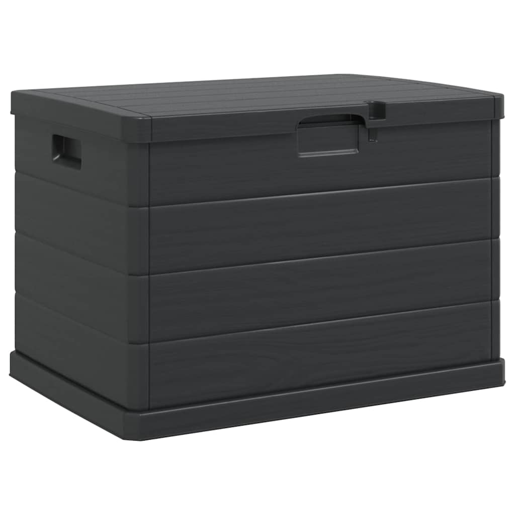 Garden Storage Box Anthracite 77.5 X 54.5 X 53 Cm Plastic
