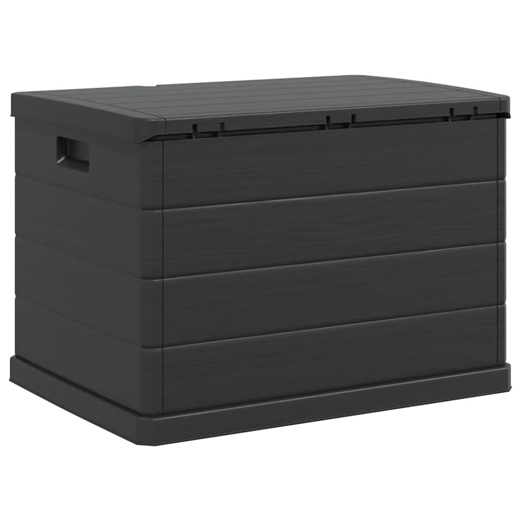 Garden Storage Box Anthracite 77.5 X 54.5 X 53 Cm Plastic