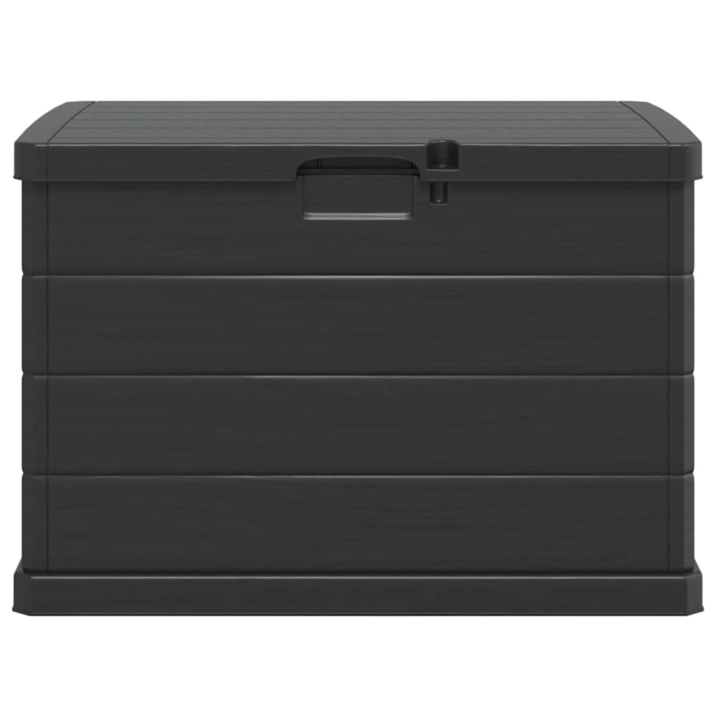 Garden Storage Box Anthracite 77.5 X 54.5 X 53 Cm Plastic
