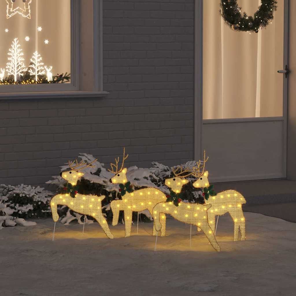Led Reindeers 2 Pcs Warm White