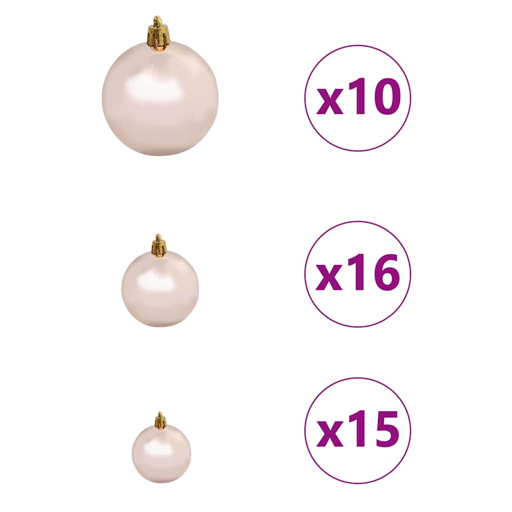 Artificial Pre-Lit Christmas Tree With Ball Set Green 400 Cm