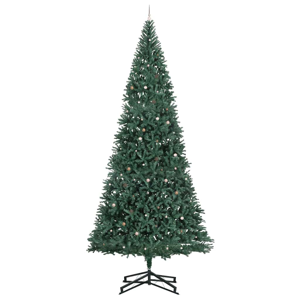 Artificial Pre-Lit Christmas Tree Green 500 Cm Pvc