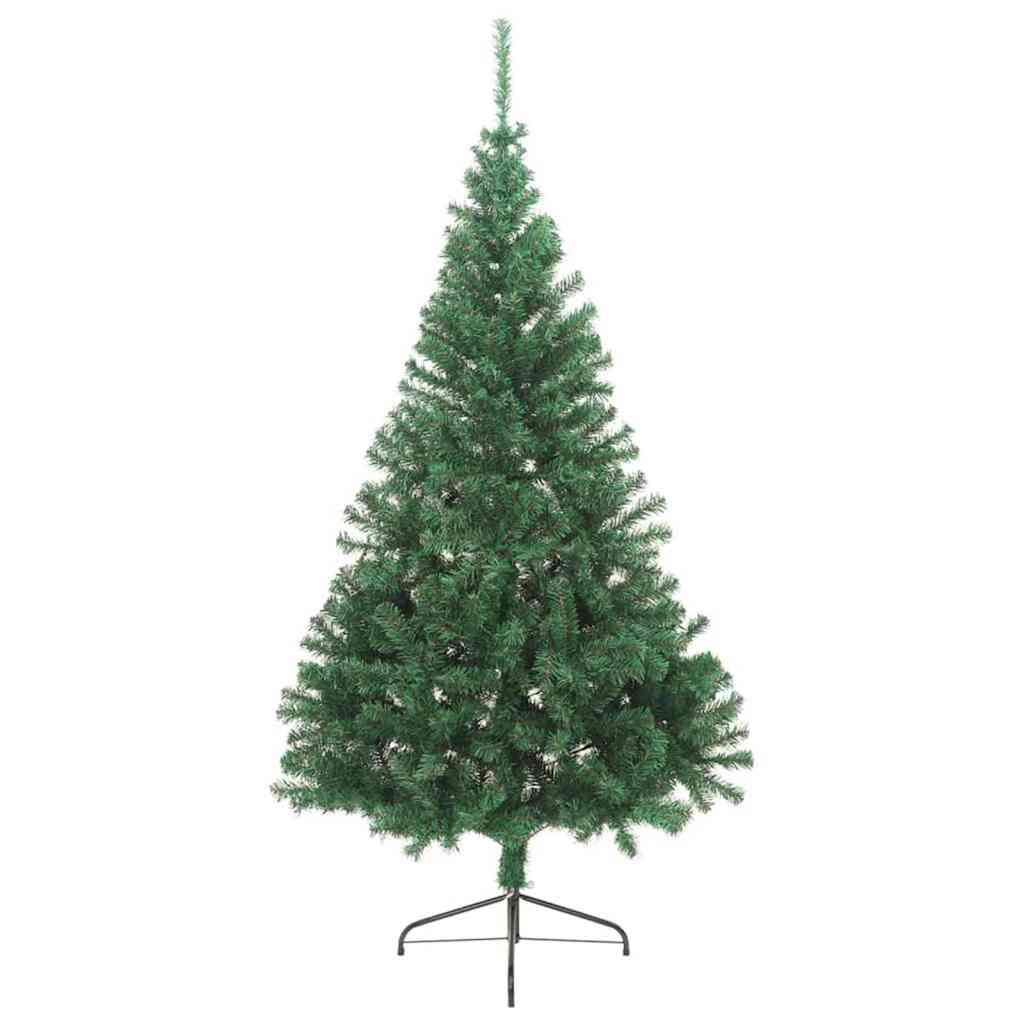 Artificial Pre-Lit Christmas Tree With Stand Pvc