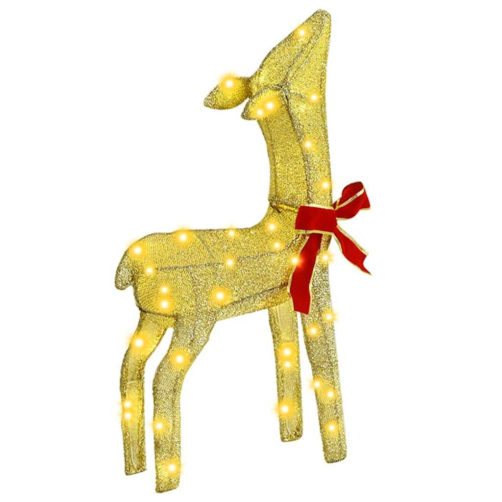 Reindeer Family 3 Pcs 68 X 26 X 127 Cm Fabric