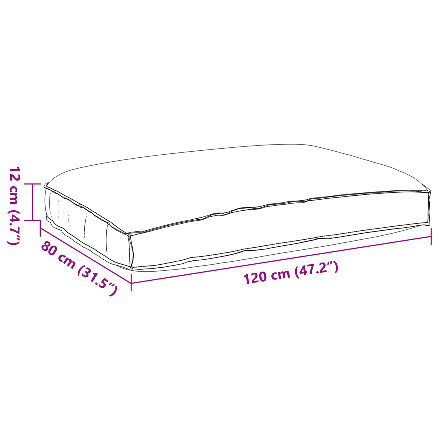 Pallet Cushion For Suitable For Seat