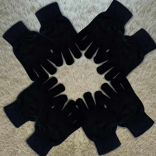 Women's winter coat 6 pairs of women's winter gloves - warm knitted gloves for men for cold weather - Warm gloves - Men's Gloves - Women's Gloves - Winter Gloves - Ski Gloves