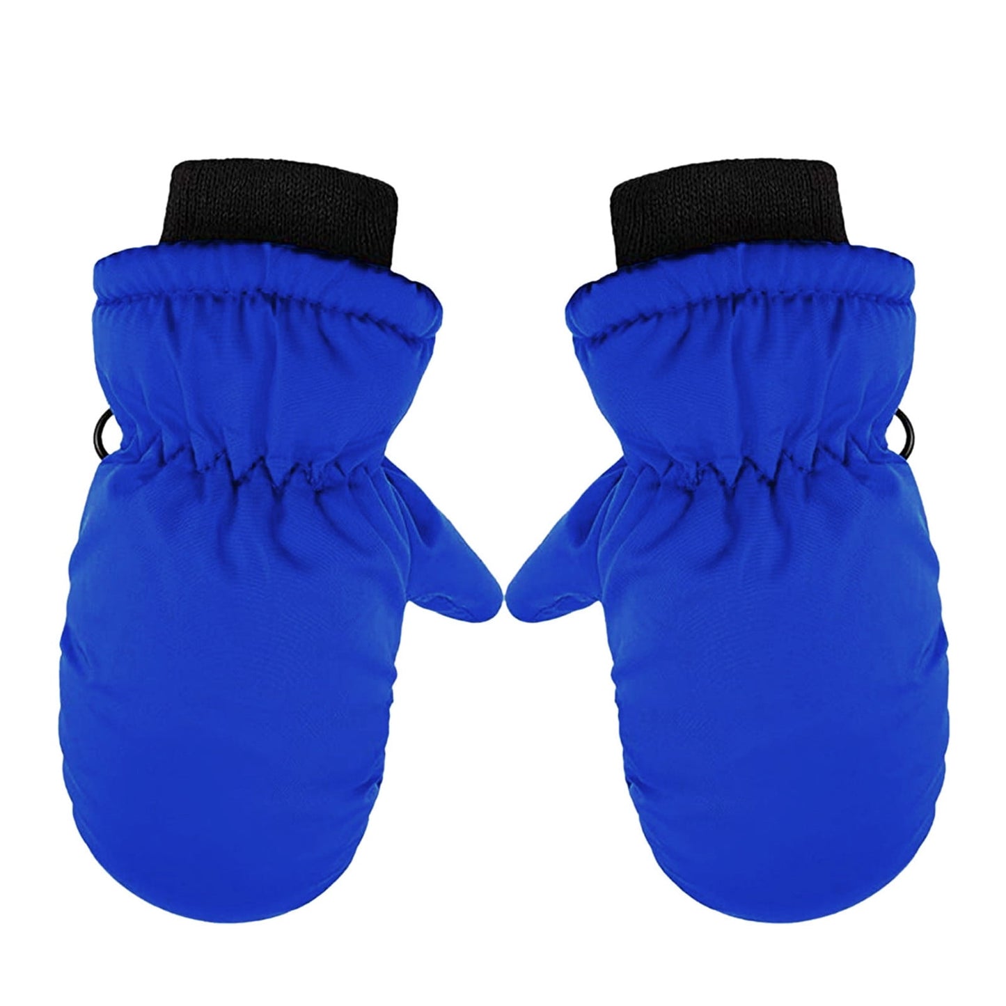 TAIAOJING Kids Winter Snow Ski Gloves Kids Winter Warm Windproof Cold Weather Outdoor Sports Gloves For Boys Girls Snow Gloves Ski Gloves One Size Z3 Blue