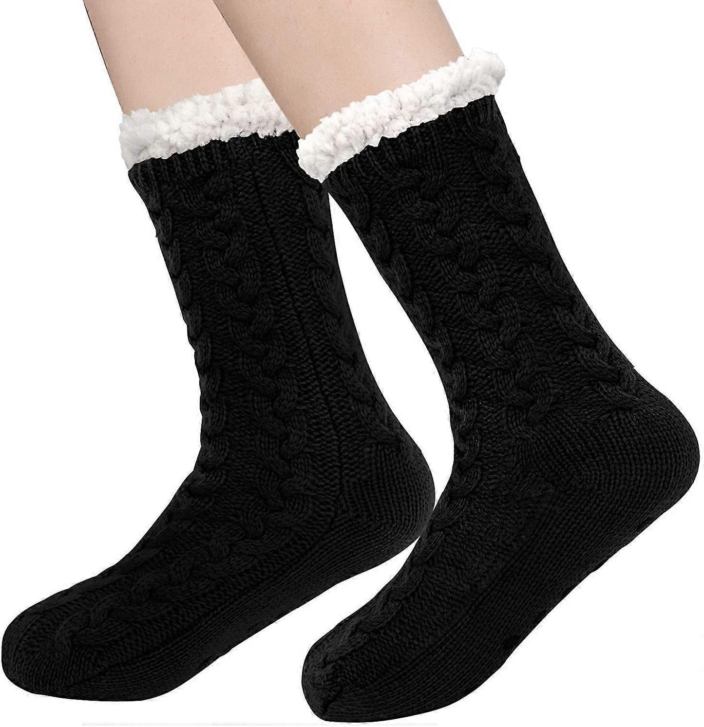 Women's Cuddly Hut Socks Soft Warm Indoor Fluffy Socks for Winter