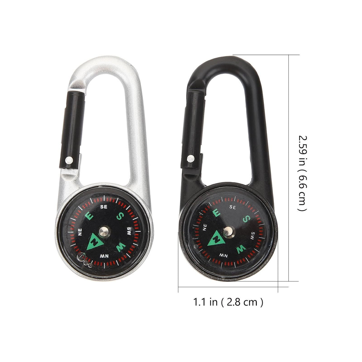 2Pcs Portable Compass Pocket Compass Outdoor Survival Compass Outdoor Survival Supply