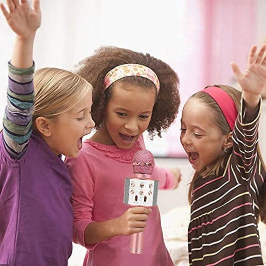 Kids Karaoke Microphone for Girl Gifts: Top Girl Toys for 3 4 5 6 7 8 9 10 Year Old Girl Christmas Birthday Gifts Ideas