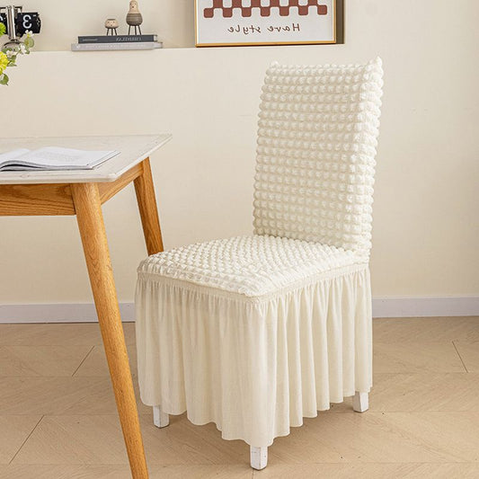 Dining Chair High Back Living Room Chairs Faux Leather Quilted Fabric Accent Chairs Wing Armless Side Chair Tufted Thicken(2pcs)