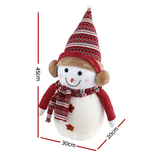 Jingle Jollys Christmas Snowman Handicraft Ornaments Party Decorations 45cm