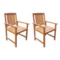 Garden Chairs 6 Pcs Solid Wood Acacia