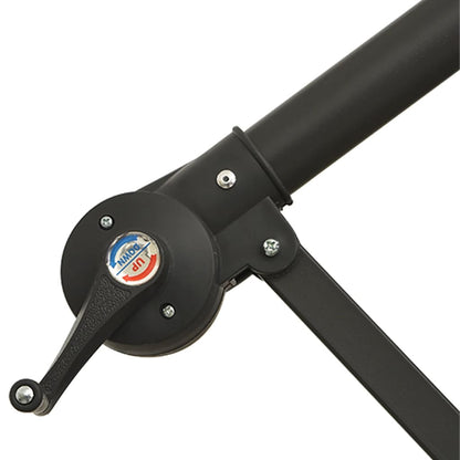 Hanging Garden Parasol With Led Lighting Metal Pole