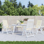 Garden Highback Chair Cushions 6 Pcs Fabric