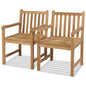Outdoor Chairs 4 Pcs Solid Teak Wood