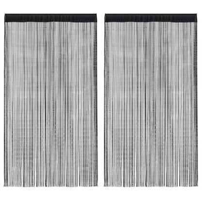 String Curtains 2 Pcs 140X250 Cm