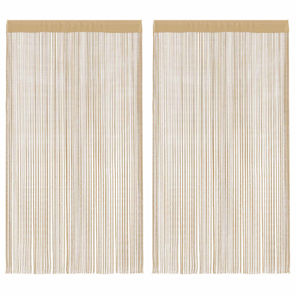 String Curtains 2 Pcs 140X250 Cm