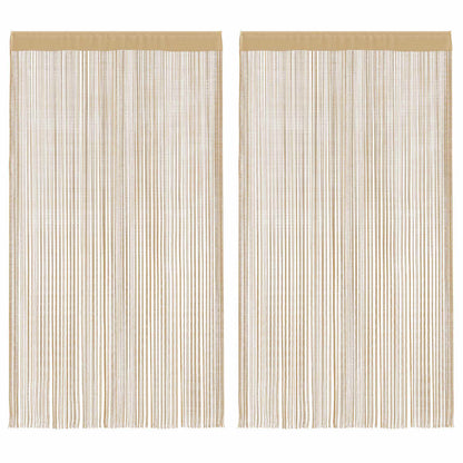 String Curtains 2 Pcs 140X250 Cm