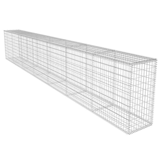 Gabion Wall With Cover Galvanised Steel