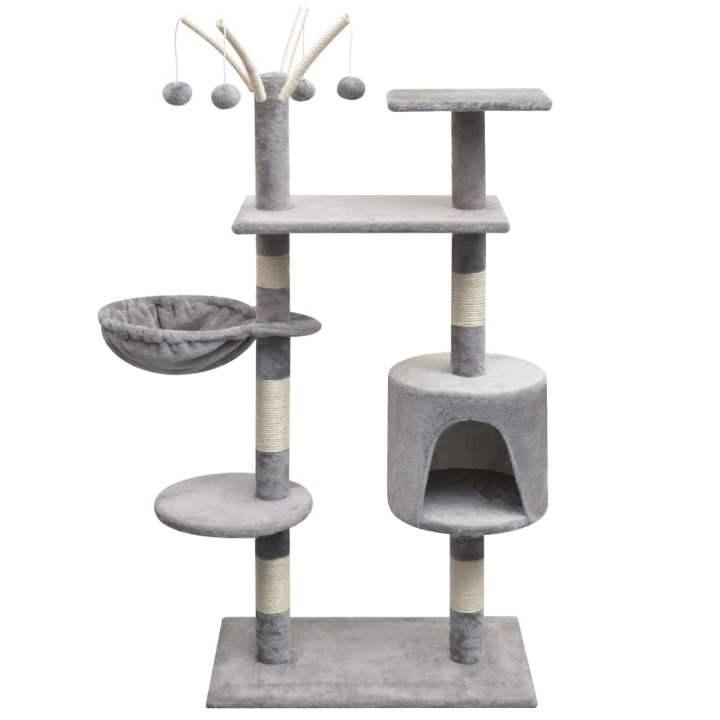 Cat Tree With Sisal Scratching Posts 125 Cm
