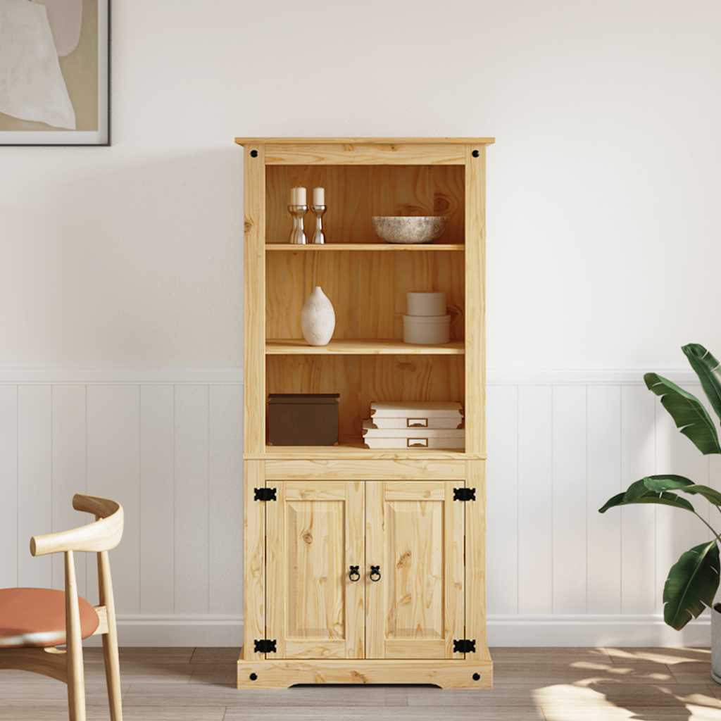 Cupboard Mexican Pine Corona Range 80X40X170 Cm