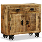 Sideboard 80X30X Solid Rough Wood Mango