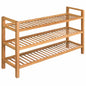 Shoe Rack With 2 Shelves 50X27X Solid Oak Wood